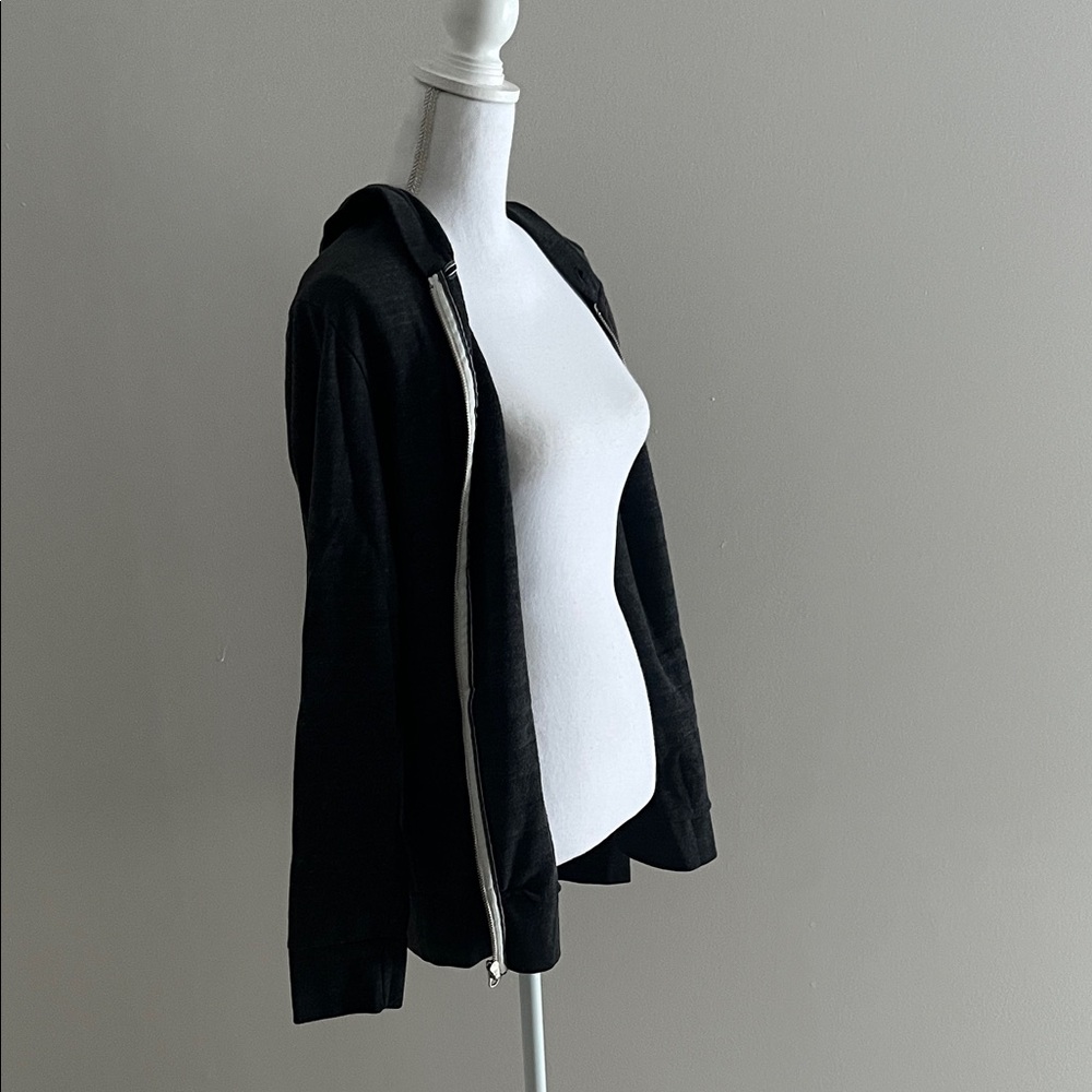 Express Black Zip Up Sweater for Men - Picture 8 of 9